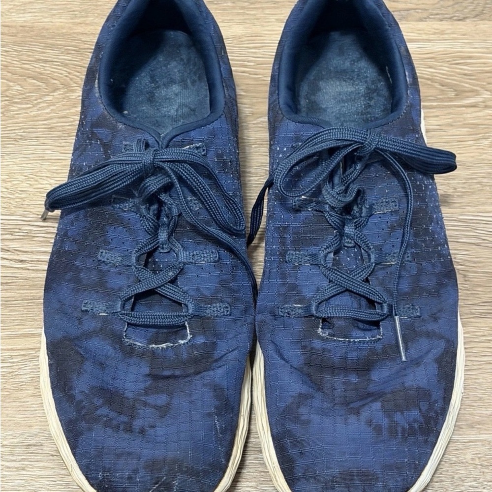NOBULL Rip Stop Runner Mens 12.5 Womens 14 Blue Camo Training Shoes